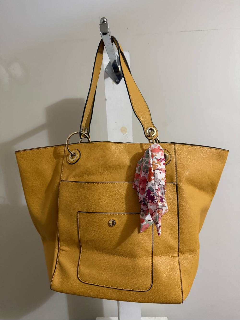 Steve Madden Tote Bag with Accent Scarf